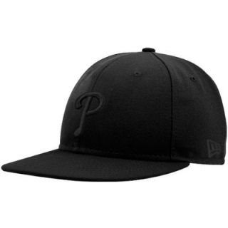 New Era Philadelphia Phillies Black Tonal Fitted Hat