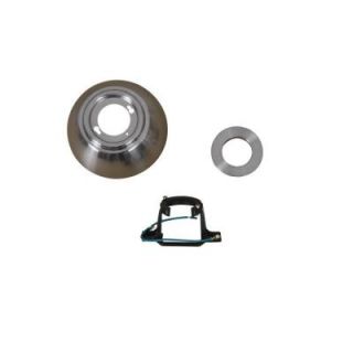 Brookedale II 60 in. Brushed Nickel Ceiling Fan Replacement Mounting Bracket and Canopy Set 166662055