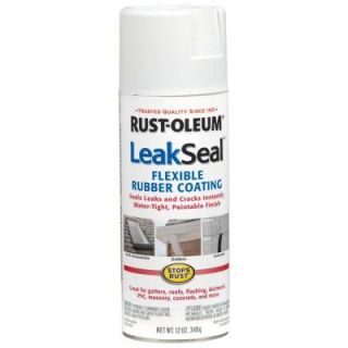 Rust Oleum Stops Rust 12 oz. LeakSeal White Spray 267970