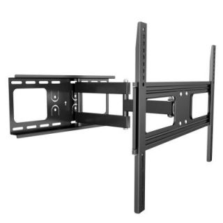 Inland Full Motion Dual Arm TV Wall Mount for 37 in.   70 in. Flat Panel TV's with 20 Degree Tilt, 110 lb. Load Capacity 05324