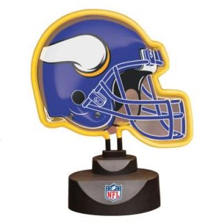 The Memory Company NFL 10.5 in. Minnesota Vikings Neon Helmet Lamp DISCONTINUED NFL VIK 893