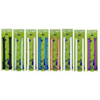 Bundle Monster 8pc Womens Solid Color Adjustable Bra Clip Strap Set Mix Colors