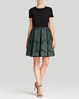 Trina Turk Dress   Judy Short Sleeve Floral Print Skirt