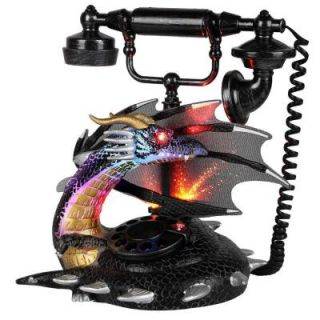 Home Accents Holiday 11 in. Dragon Phone with Sound and Light Effects 59695