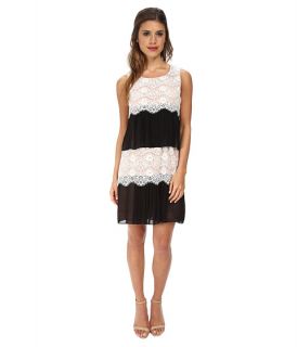 Jessica Simpson Tiered Lace Shift Dress