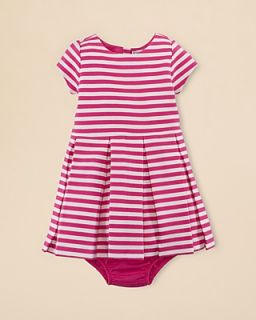 Ralph Lauren Childrenswear Infant Girls' Stripe Pleated Dress   Sizes 9 24 Months