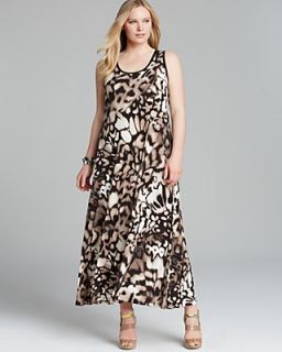 Calvin Klein Plus Printed Maxi Dress
