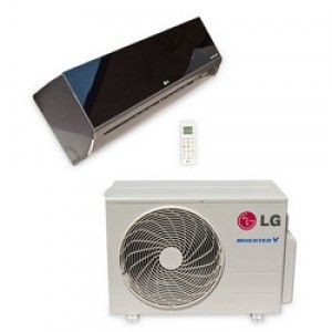 LG LA180HSV2 Ductless Air Conditioning, 20 SEER Single Zone Art Cool Mirror Mini Split System w/ Heat Pump   18,000 BTU