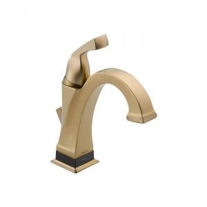 Delta 551T CZ DST Dryden Single Handle Centerset Lavatory Faucet w/Touch20.Xt Technology   Champagne Bronze