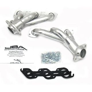 Buy JBA Performance Exhaust 1619SJS 1 1/2" Header Shorty Stainless Steel 94 98 Mustang 3.8L without Air Injection Silver Ceramic 1619SJS at