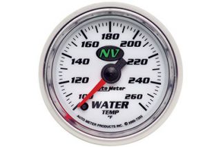 AutoMeter 7355   Range 100°   260° F, full sweep/electric Water Temperature   2 1/16" Temperature   Gauges