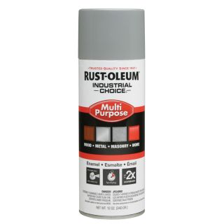 Rust Oleum Industrial Choice Ansi 61 Light Gray Fade Resistant Enamel Spray Paint (Actual Net Contents 12 oz)