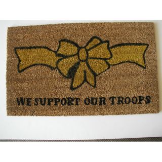 Geo Crafts, Inc Support Our Troops Doormat