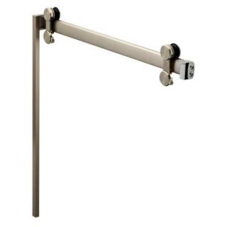 Delta 48 in. to 60 in. Contemporary Sliding Shower Door Track Assembly Kit in Nickel (Step 2) SDLCS60 NIK R