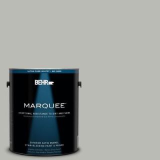 Behr Marquee 1 Gal N380 3 Weathered Moss Satin Enamel Exterior Paint 945001 On Popscreen