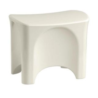 STERLING Ensemble 13 1/8 in. x 18 9/16 in. Freestanding Shower Seat in Biscuit 72186104 96