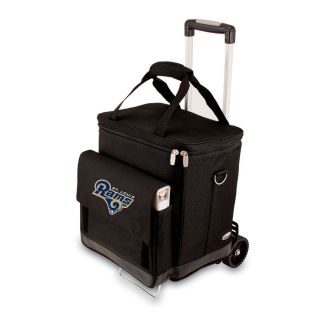Picnic Time St. Louis Rams Wheeled Polyester Cart Cooler