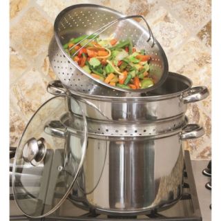 COOK PRO 8 Quart Stainless Steel Multi Cooker