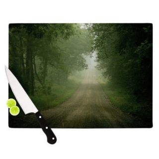 KESS InHouse Foggy Road by Angie Turner Forest Cutting Board