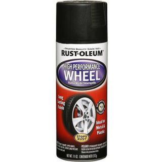 Rust Oleum High Performance Wheel, Flat Black