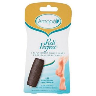 Amope Pedi Perfect Replacement Roller Heads 2 ea (Pack of 2)
