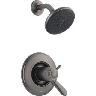 Delta Lahara Single Handle Thermostatic Shower and Trim Kit Only in Aged Pewter T17T238 PT