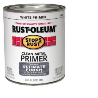 Rust Oleum Stops Rust 1 qt. Flat White Clean Metal Primer 7780502