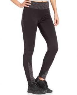 Ideology ID Warm Fleece Lined Space Dyed Inset Leggings   Pants