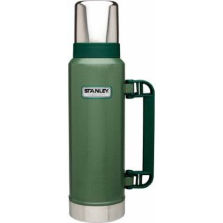 Vintage Stanley Aladdin Green Vacuum Bottle Thermos #A-945B 2-Quart  Hot/Cold