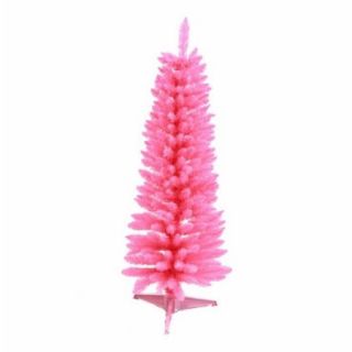 Jolly Workshop 4' Pink Pencil Artificial Christmas Tree