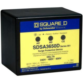Square D Panel Mounted Delta Power Systems Surge Protective Device SDSA3650D