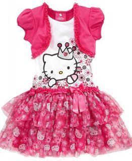 Hello Kitty Kids Dress, Little Girls Mesh Tutu Dress   Kids