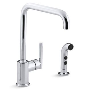 Kohler Purist Two Hole Kitchen Sink Faucet with 8 Spout and Matching