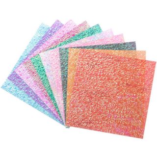 Folia Origami Paper Textured Iridescent (Pack of 50)   13863215