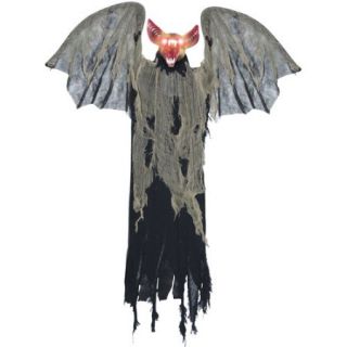 48" x 50" x 8" Hanging Bat With Wings Halloween Prop
