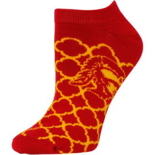 USC Trojans For Bare Feet Womens Quatrefoil Ankle Socks