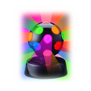 Creative Motion Rotating Disco Ball Light 6.5 H Table Lamp with