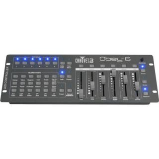 CHAUVET Obey 6 DMX 512 Controller for LED Fixtures, 36 Channels OBEY6