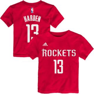 James Harden Houston Rockets adidas Toddler Name & Number T Shirt – Red