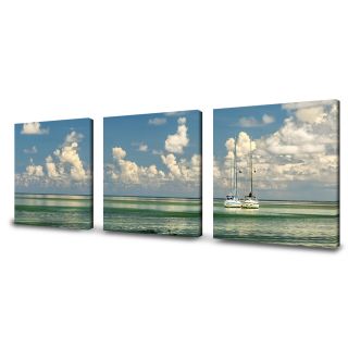 Ready2hangart Two Boats by Bruce Bain 3 Piece Photographic Printt on