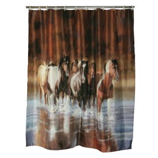 Shultz Horse Shower Curtain by American Expedition