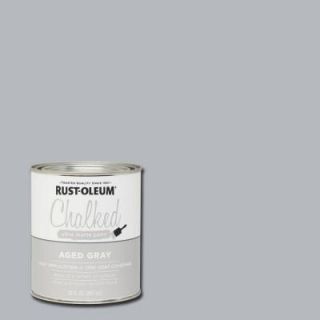 Rust Oleum Specialty 30 oz. Ultra Matte Interior Chalked Paint, Aged Gray (Case of 2) 285143
