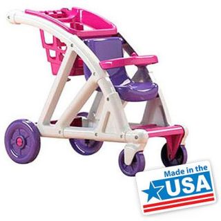 American Plastic Toys Shop With Me Stroller