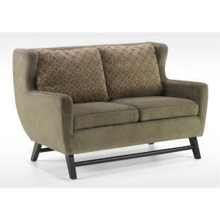 Armen Living LC10382GR Midtown Loveseat in Mellow Green Fabric Cover