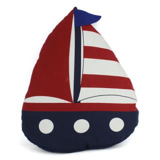 American Sailboat Decorative Throw Pillow