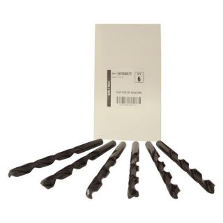 Disston Tool BLU MOL 21/64 inch Black Oxide Drill Bits (Pack of 6)