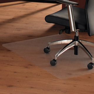 Floortex ClearTex Ultimat Anti Slip Chair Mat for Hard Floors, 47" x 35", Clear