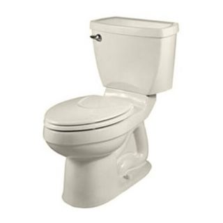 American Standard 2002.014.222 Champion 4 Right Height Two Piece Elongated Toilet in Linen with Chrome Plated Trip Lever