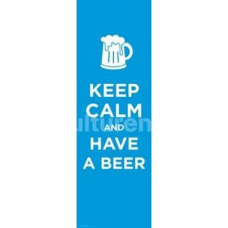 Keep Calm And Drink Beer Poster Print (36 X 12)