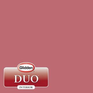 Glidden DUO 1 gal. #HDGR33D Candystripe Red Flat Latex Interior Paint with Primer HDGR33D 01F